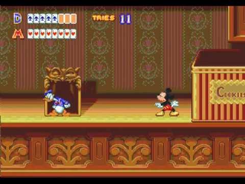 World of Illusion starring Mickey Mouse and Donald Duck Megadrive