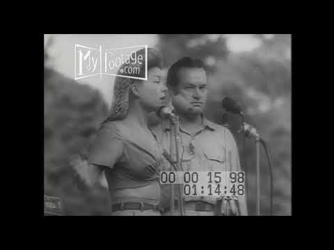 1944 U.S.O. Show: Bob Hope, and Frances Langford, and Patty Thomas