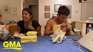 Siblings have hilarious reaction after learning their mom is pregnant again l GMA Digital