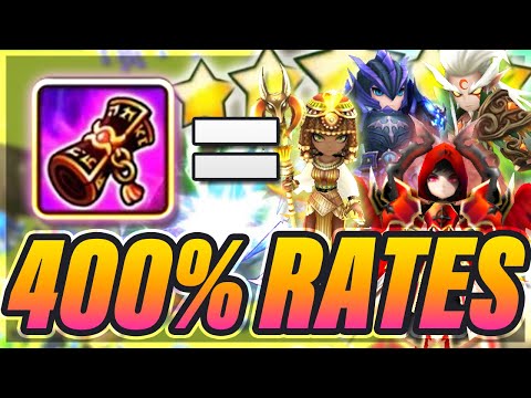 400% NAT 5 Rates?! - Lucky Numbers = NAT 5?! Lightnings OP! - Summoners War