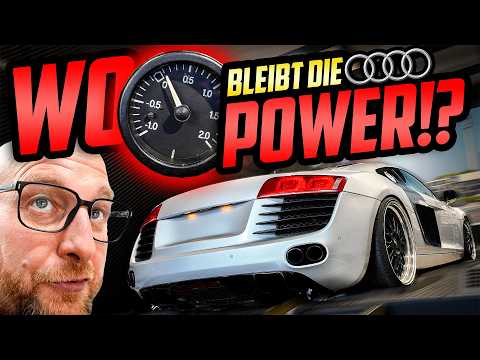 ENDLICH viel DRUCK oder NUR heiße LUFT!? - Audi R8 V8 Kompressor - WO liegt unser FEHLER?