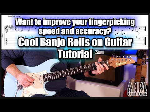 Cool Exercise for Banjo Rolls on Guitar | Hybrid Picking Technique Tutorial