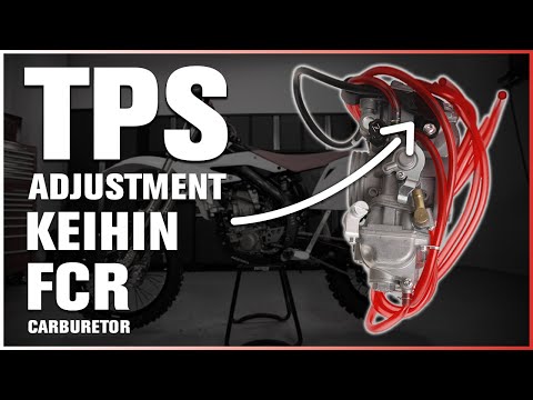 So stellen Sie den TPS-Sensor am Keihin FCR-Vergaser ein
