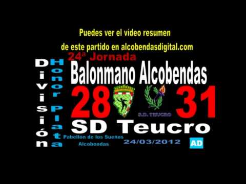 Balonmano Alcobendas - SD Teucro 28-31 División Honor Plata - alcobendasdigital.com
