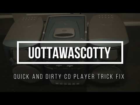 Quick CD Player Fix, Trick for player not reading CD's