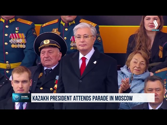 Президент Казахстана принял участие в параде в Москве