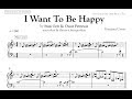 I Want To Be Happy - Stan Getz feat. Oscar Peterson transcription