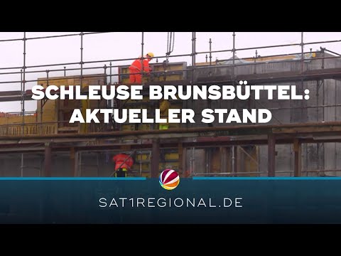 Schleuse Brunsbüttel: Aktueller Stand auf Europas größter Baustelle zu Wasser