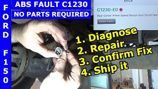 Ford F150 ABS light C1230 FIXED! using the Thinkdiag and some Time.