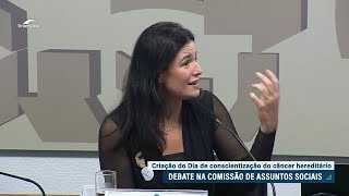 Cerca de 10% dos casos de câncer são hereditários, aponta debate na CAS