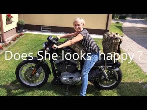 how to mount backpack on HD Sportster