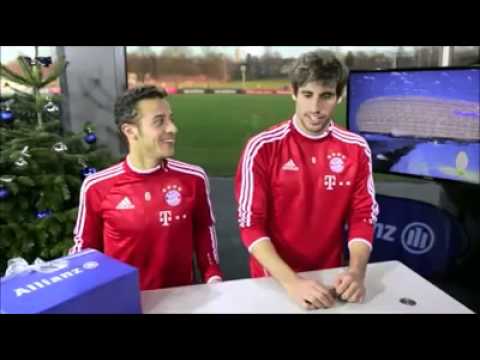 Thiago und Martinez wünschen Frohe Weihnachten! :)