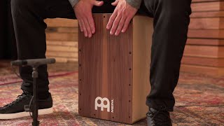 Video thumbnail for MEINL Percussion - Snarecraft Professional Series Cajon - Walnut - SCP100WN by Meinl Percussion - Official Product Videos