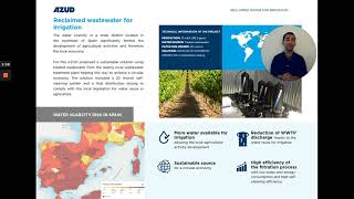 Reclaimed wastewater for irrigation