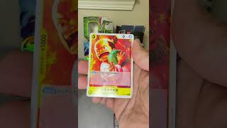 Opening One Piece Japanese pack. #onepiece #tcg #openingpacks #onepiececardgame