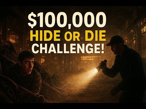 Extreme Hide and Seek in an Abandoned Factory – $100,000 Challenge!