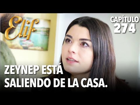 Zeynep está saliendo de la casa. | Elif Capítulo 274