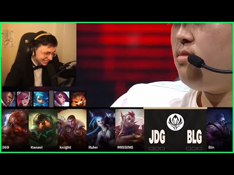 Caedrel Reacts To Nautilus JUNGLE Pick By JDG In MSI Finals
