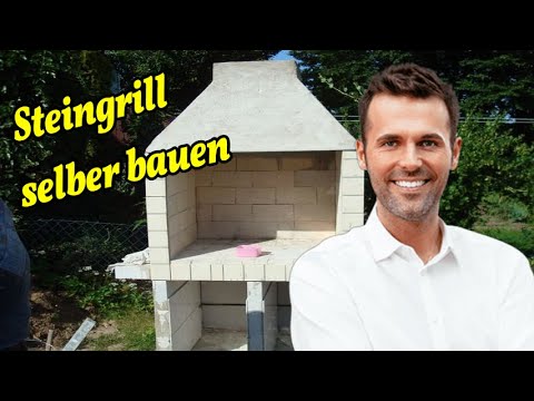 Steingrill selber bauen | Grill selber bauen aus Stein
