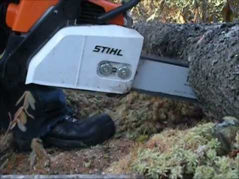 stihl ms 170 W Oregon 16" powersharp kit review/ cold start demo
