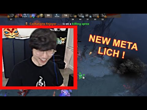 This is how 12000MMR DUBU play NEW META Lich (Patch 7.32d)