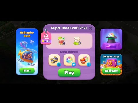 Gardenscapes SUPER HARD LEVEL 2425