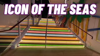 Icon of the Seas | Night Walking Tour | Sorrento's Pizza, Jogging Track, and More!