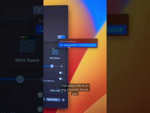 HOW to mirror screen from Macbook to your smart TV?💻🍎 #technology #fun #tutorial #tech #how #tv