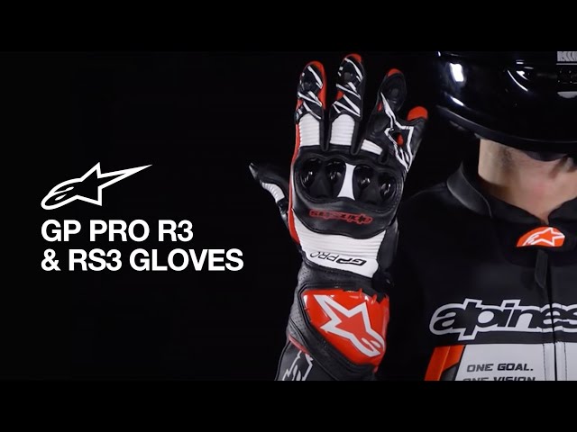 Alpinestars GP Pro RS3 Gloves Adult S M L XL 2XL 3XL Black Red White 14
