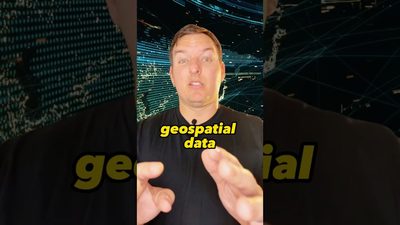 🌍 ✅Geospatial Data EXPLAINED by GIS Expert #data #maps #shorts