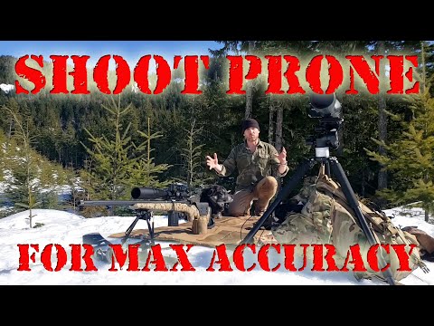Prone technique for maximum accuracy