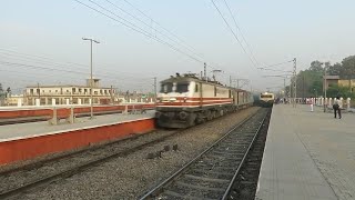 preview picture of video 'Ferocious NAWAB Lucknow shatabdi skips at flat 130 kmph || INDIAN RAILWAYS'