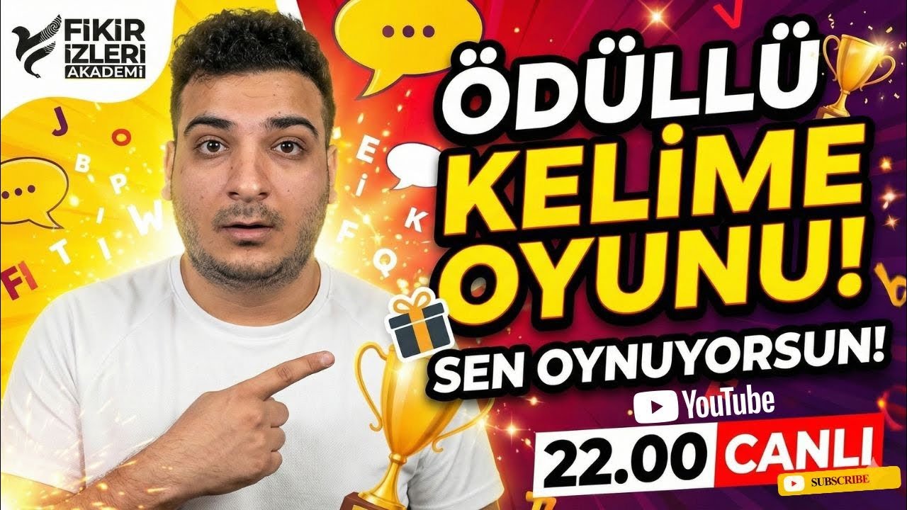 Düşün, Yaz, Kazan! Ödüllü Kelime Oyunu