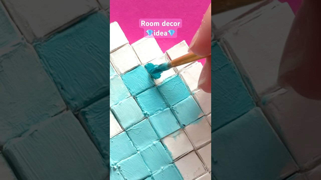 DIY Minecraft diamond💎💕