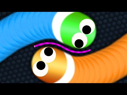 Slither.io Pro Tiny Snake Trolling Giant Snakes - Epic Slitherio Gameplay