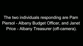 Why Albany's Budget Numbers Don't Match Actual Loan Payments   (Narrat