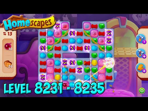 Homescapes level 8231 8232 8233 8234 8235 🏡 Playrix HD