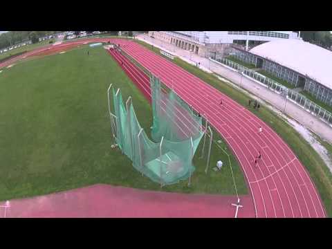 (DRON/KAMERA) 4x200m SENIORI [M], I. skupina, Agram I, II i IV - Prvenstvo Hrvatske u štafetama 2016