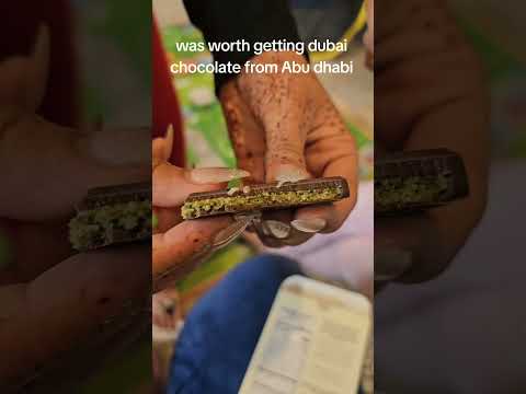 Bought Dubai Chocolate from Abu Dhabi Airport