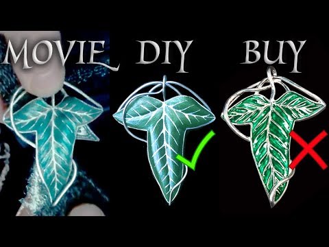 DIY Leaf Brooch from a Soda Can