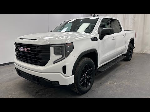 2023 GMC Sierra 1500 Crew Cab Short Box 4-Wheel Drive Elevation in White for sale at Davis GMC Buick Lethbridge in Lethbridge, AB