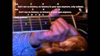 How To Play 'No Bravery' By James Blunt On The Guitar