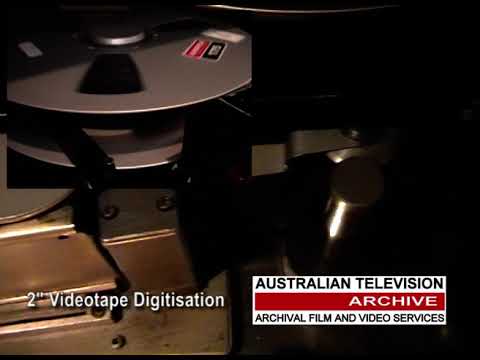 THE AMAZING 67 YEAR OLD 2 INCH QUAD VIDEOTAPE FORMAT - AUSTRALIAN TELEVISION ARCHIVE
