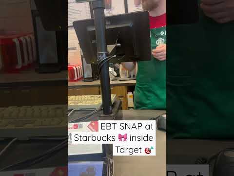 EBT SNAP AT STARBUCKS with six bows #shorts #starbucks #ebt #foodstamps