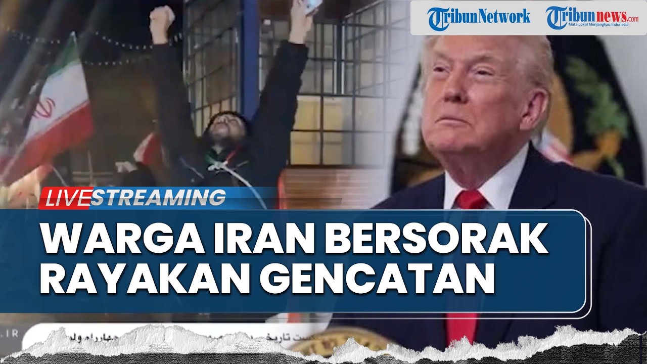 Warga Iran Rayakan Gencatan Senjata sebagai Kemenangan, Media Teheran Sebut Trump Mundur Memalukan