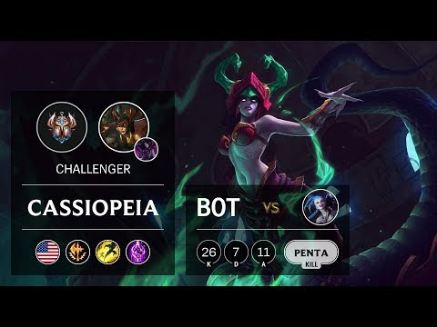 Cassiopeia Bot vs Jinx - NA Challenger Patch 9.24