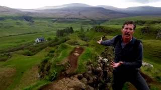 Carew's Adventures in Scotland--Exploring Fairy Glen with Nordic Visitor!