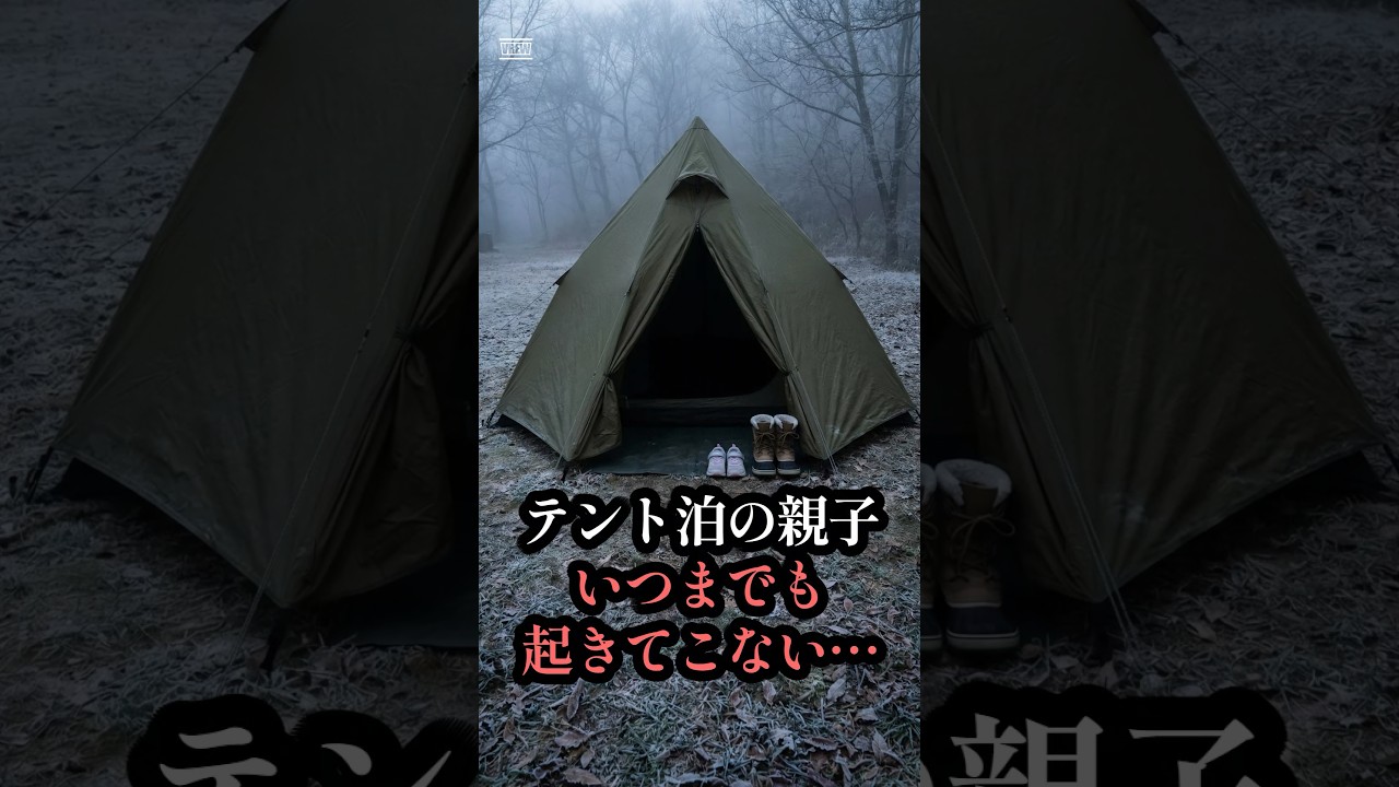 母と娘が泊まったテント内で何が起きたのか？【2025年12月 大阪府南部 冬のキャンプ場テント内死亡】 #shorts