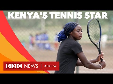 Kenyan tennis teen Angela Okutoyi is hitting it out the park - BBC What's New