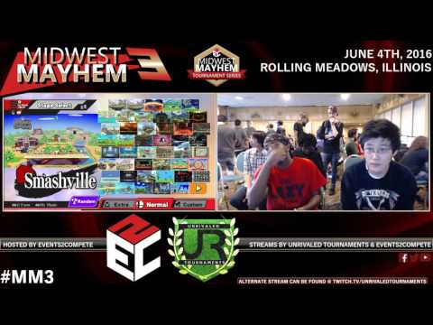 Midwest Mayhem 3 – Pools – LoF l False(Marth) vs. GR l Krow (Olimar)